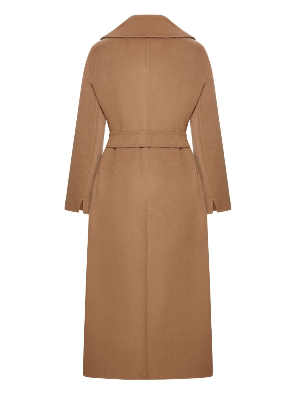 belted wool coat - 2