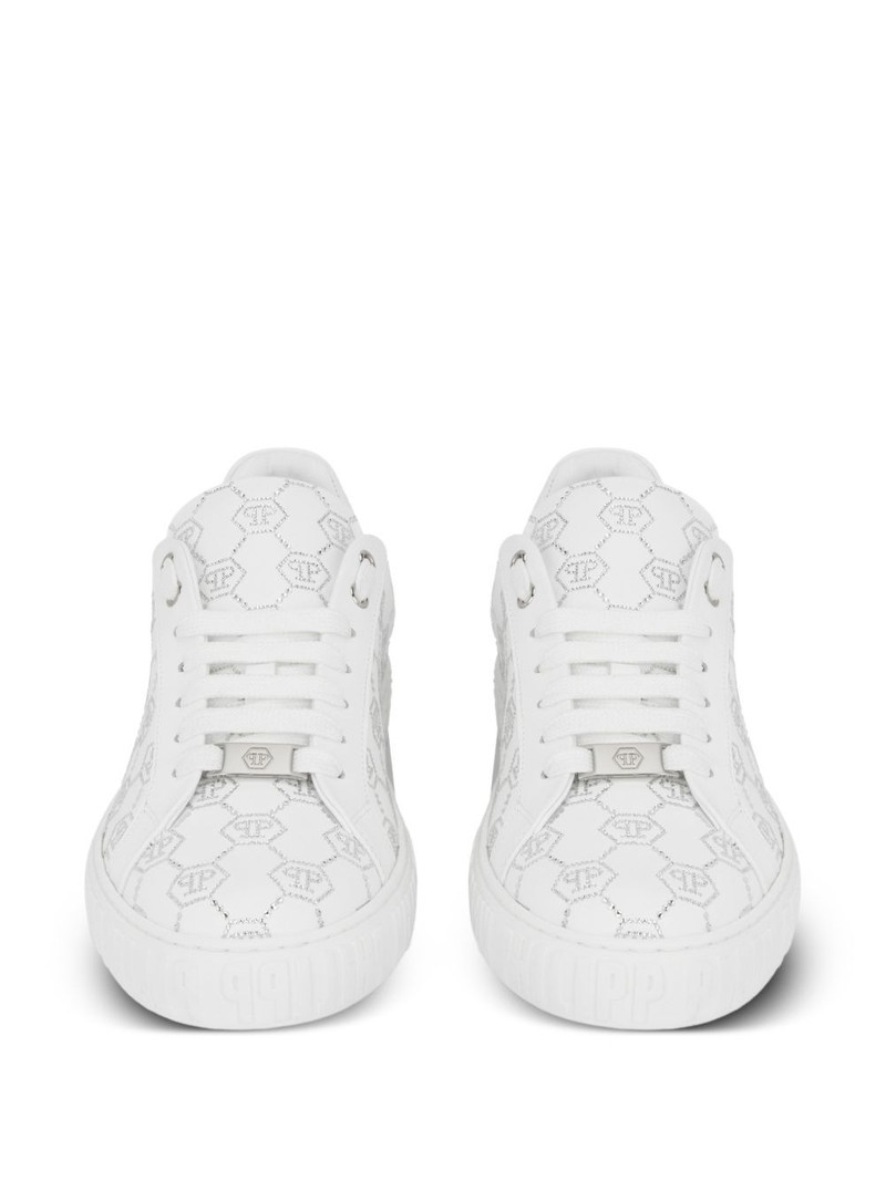 Carson monogram strass low-top sneakers 3