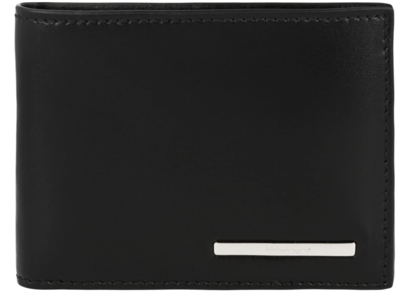 Ferragamo Crosta Bifold Wallet Black - 1