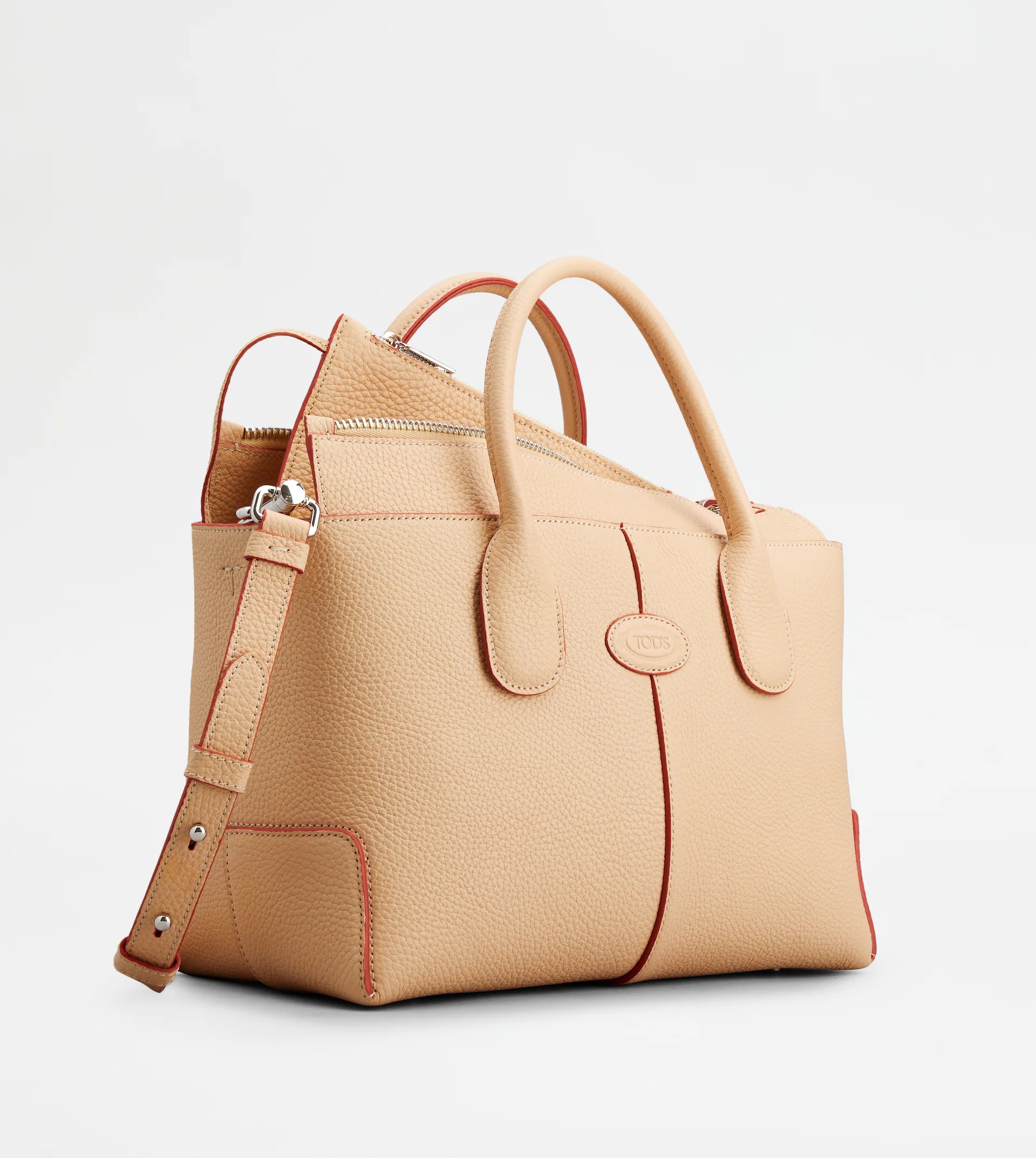 TOD'S DI BAG IN LEATHER SMALL - BEIGE - 3