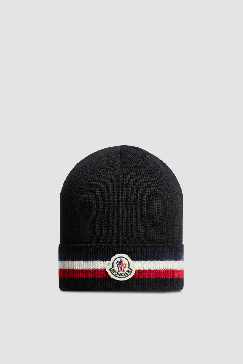 Tricolor Wool Beanie - 1