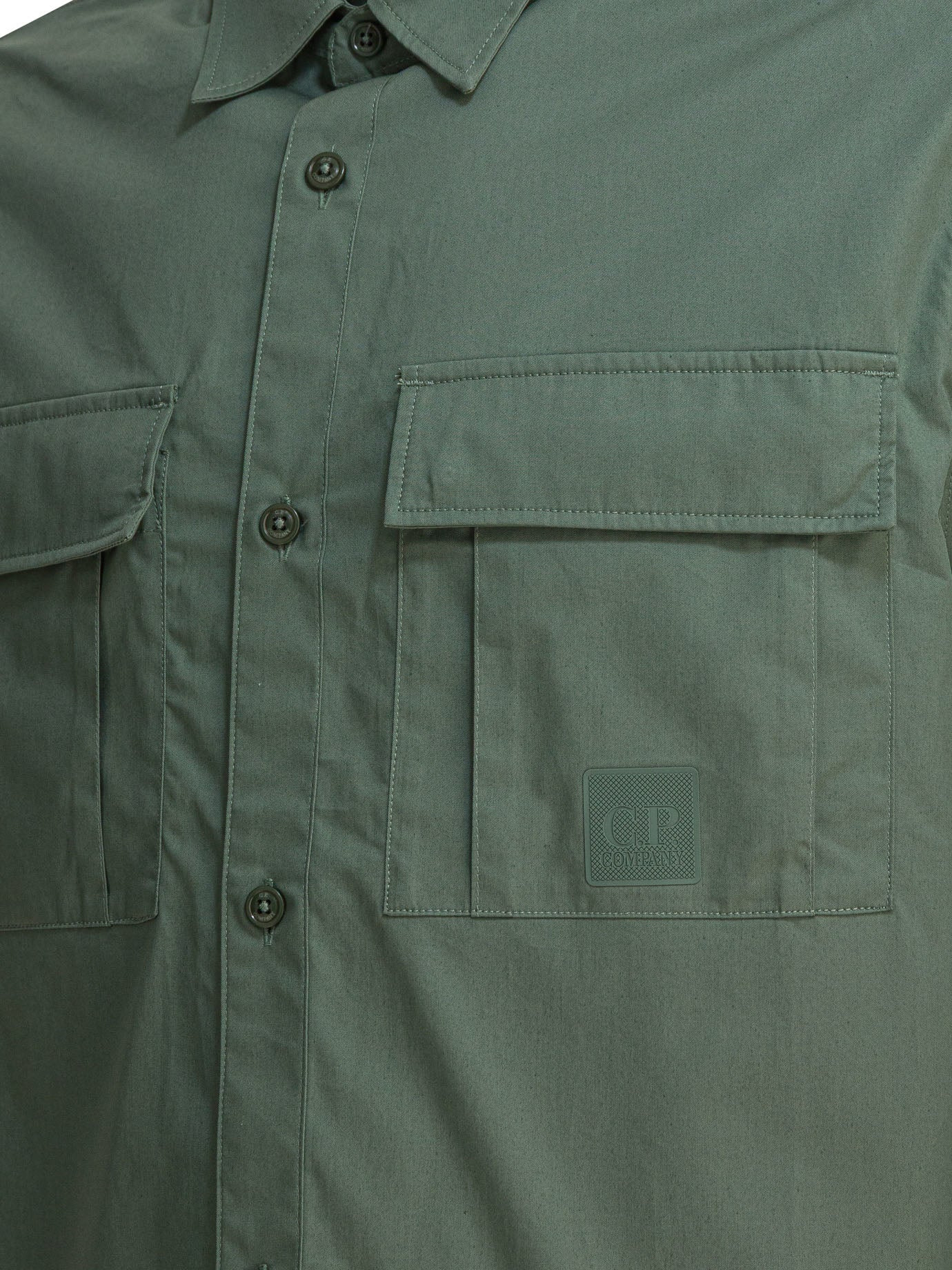 C.p. Company Cotton Gabardine Overshirt - 4