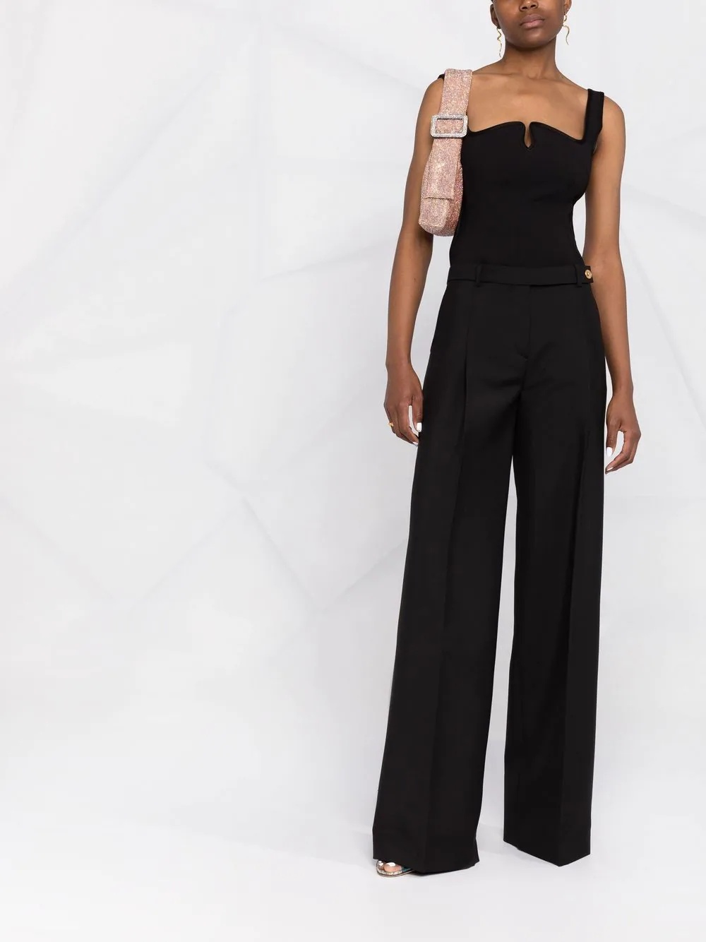 tailored wide-leg trousers - 2