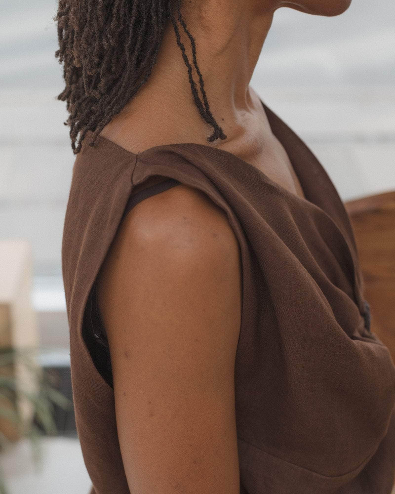 Sepia Top - Fine Linen and Lace 9