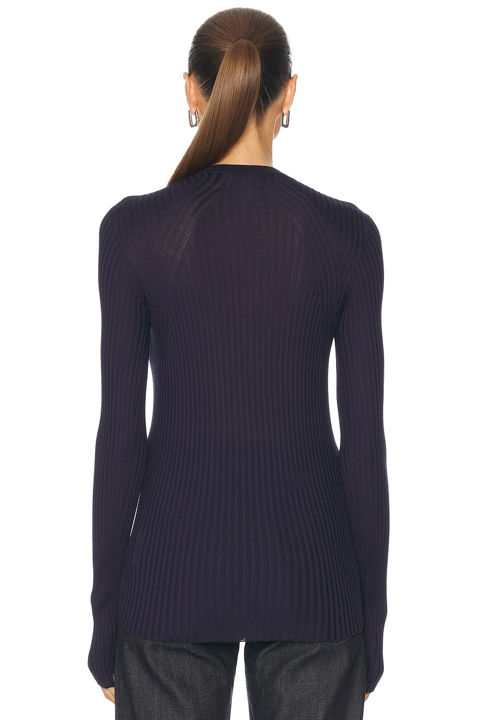 Rib Knit Cardigan - 3