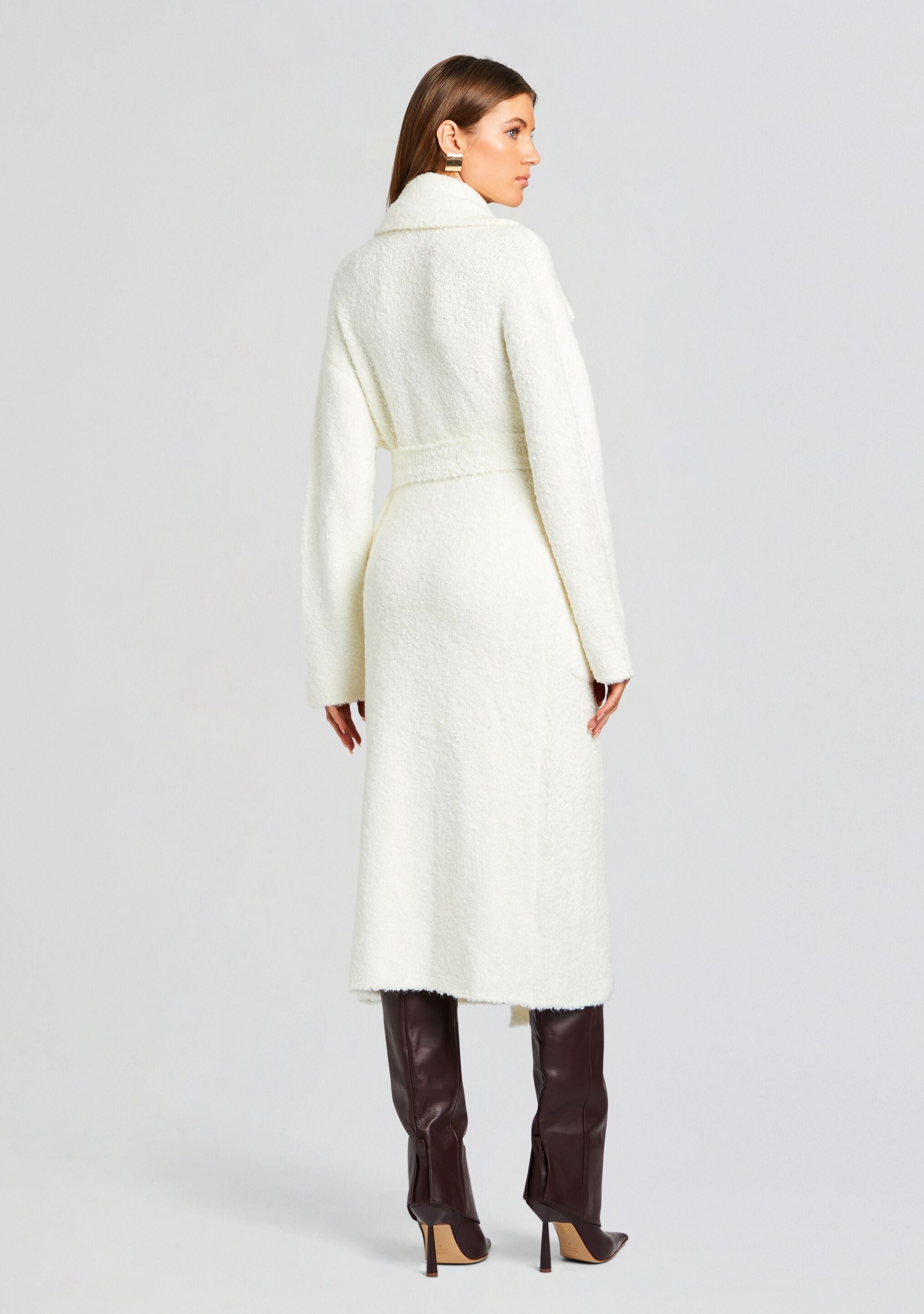 ATHENA BOUCLE ROBE - 4
