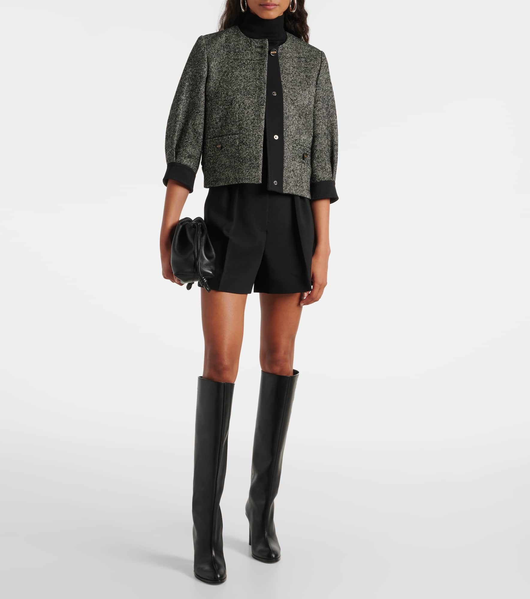 Gattini chevron bouclé jacket - 2