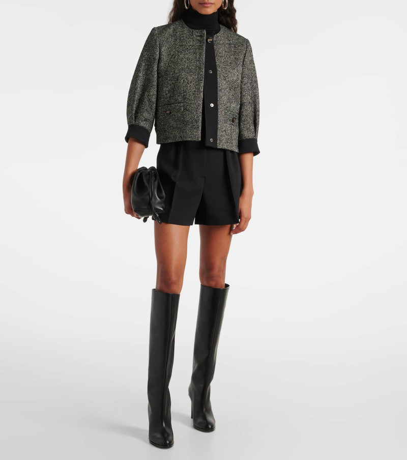 Max Mara Gattini chevron bouclé jacket outlook