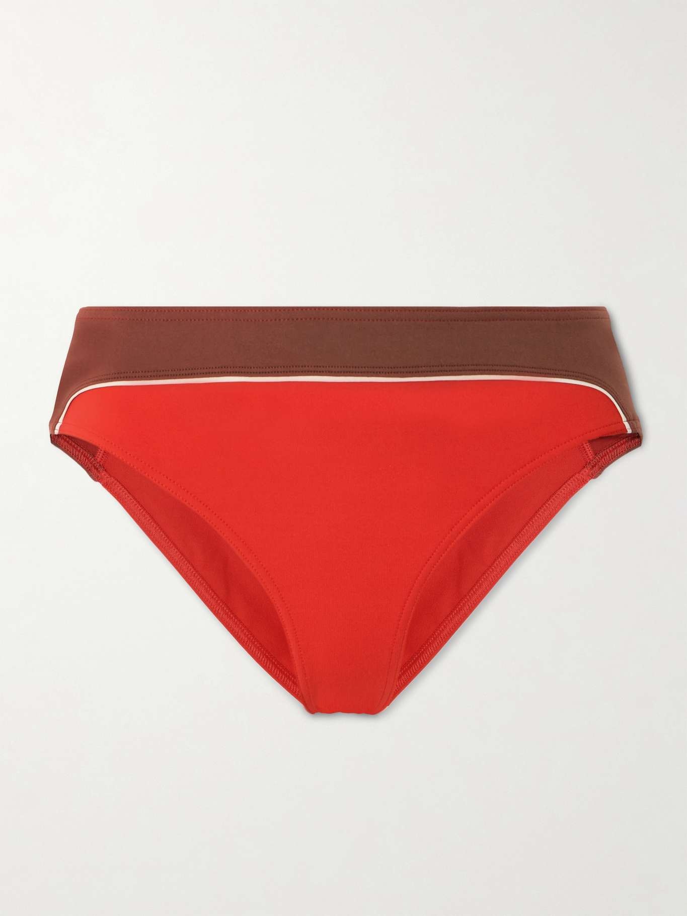 Match color-block bikini briefs - 1