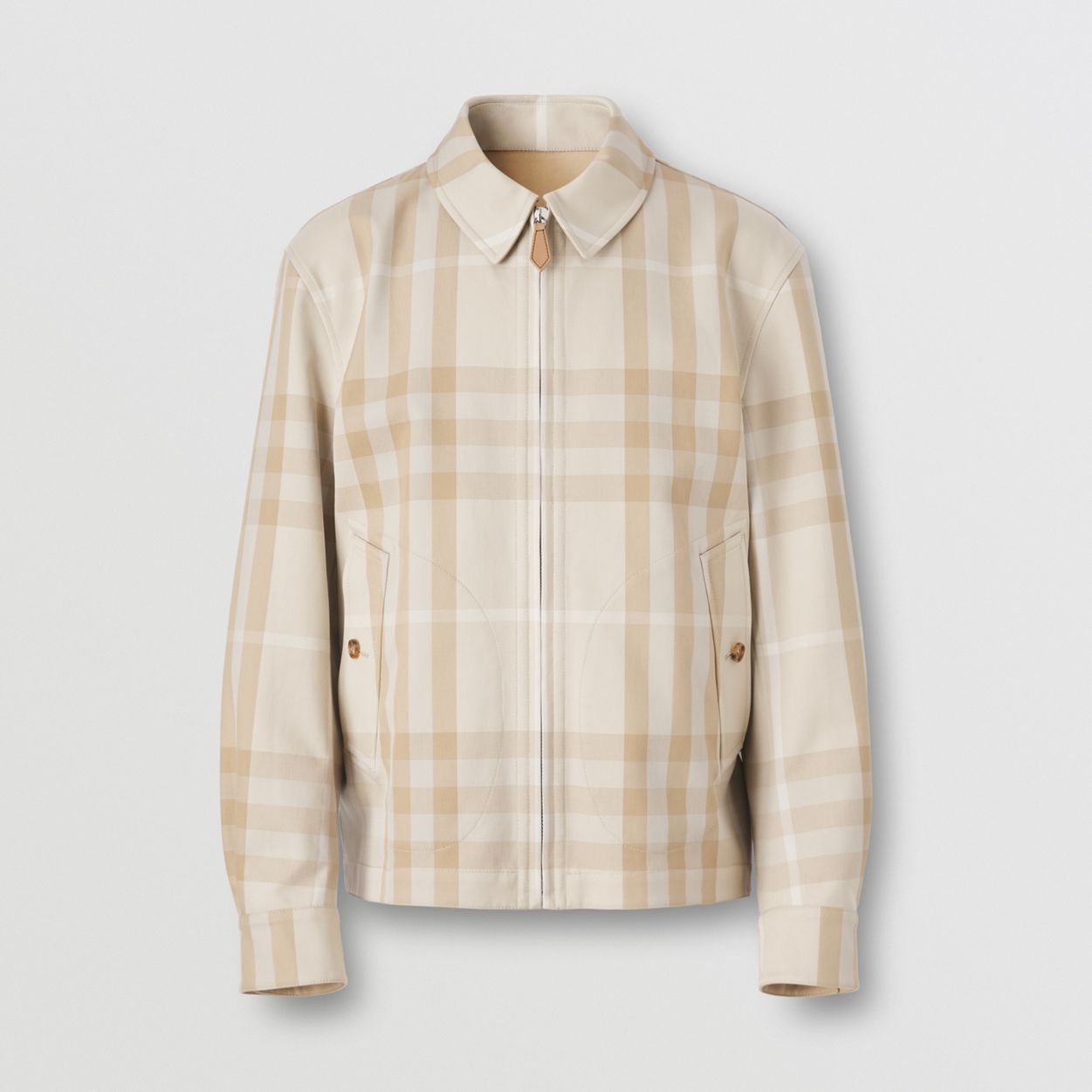 Reversible Check Cotton Harrington Jacket - 9