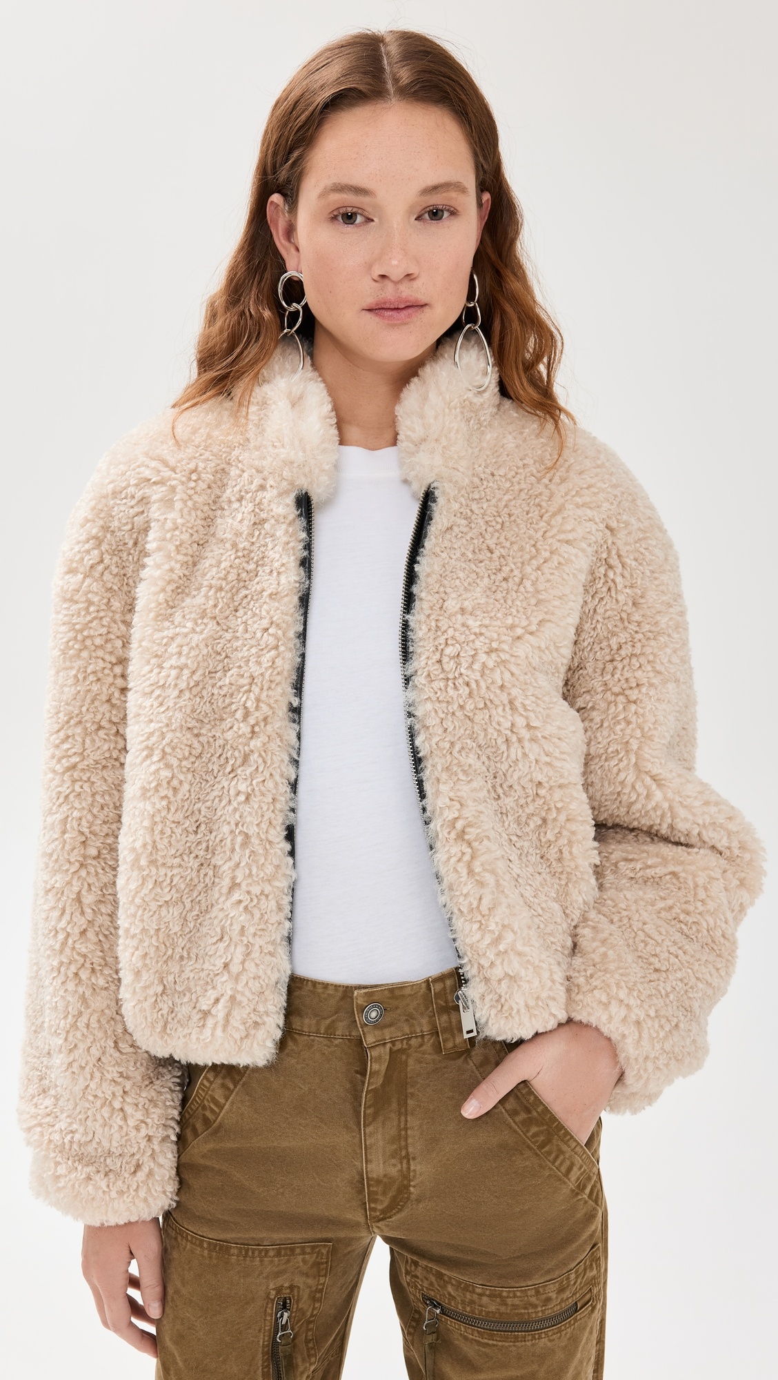 【関税込み】Isabel Marant Etoile ベージュ Anasta ジャケット Isabel Marant Étoile Anasta Jacket | shopbop | REVERSIBLE