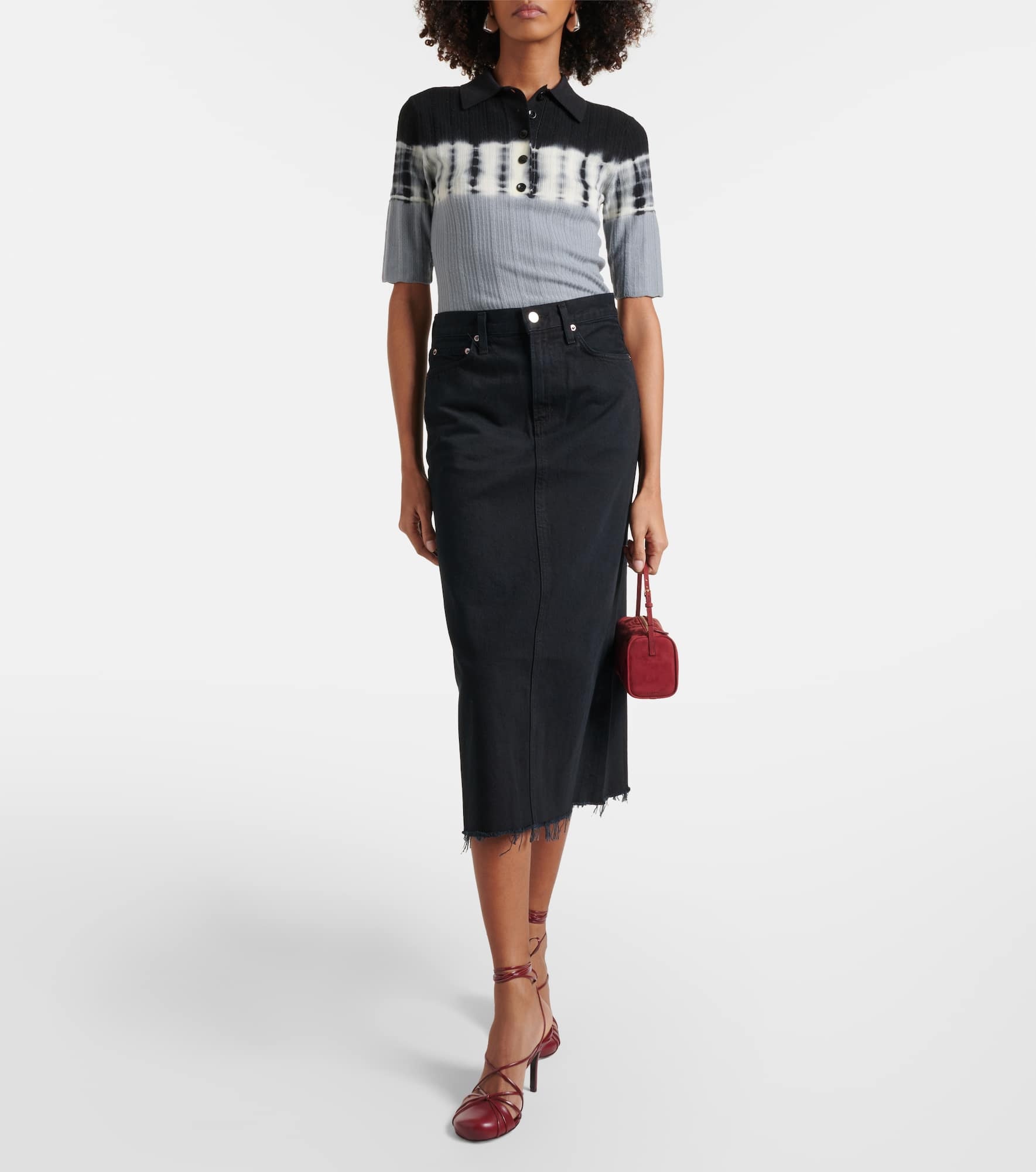 Della denim midi skirt - 2