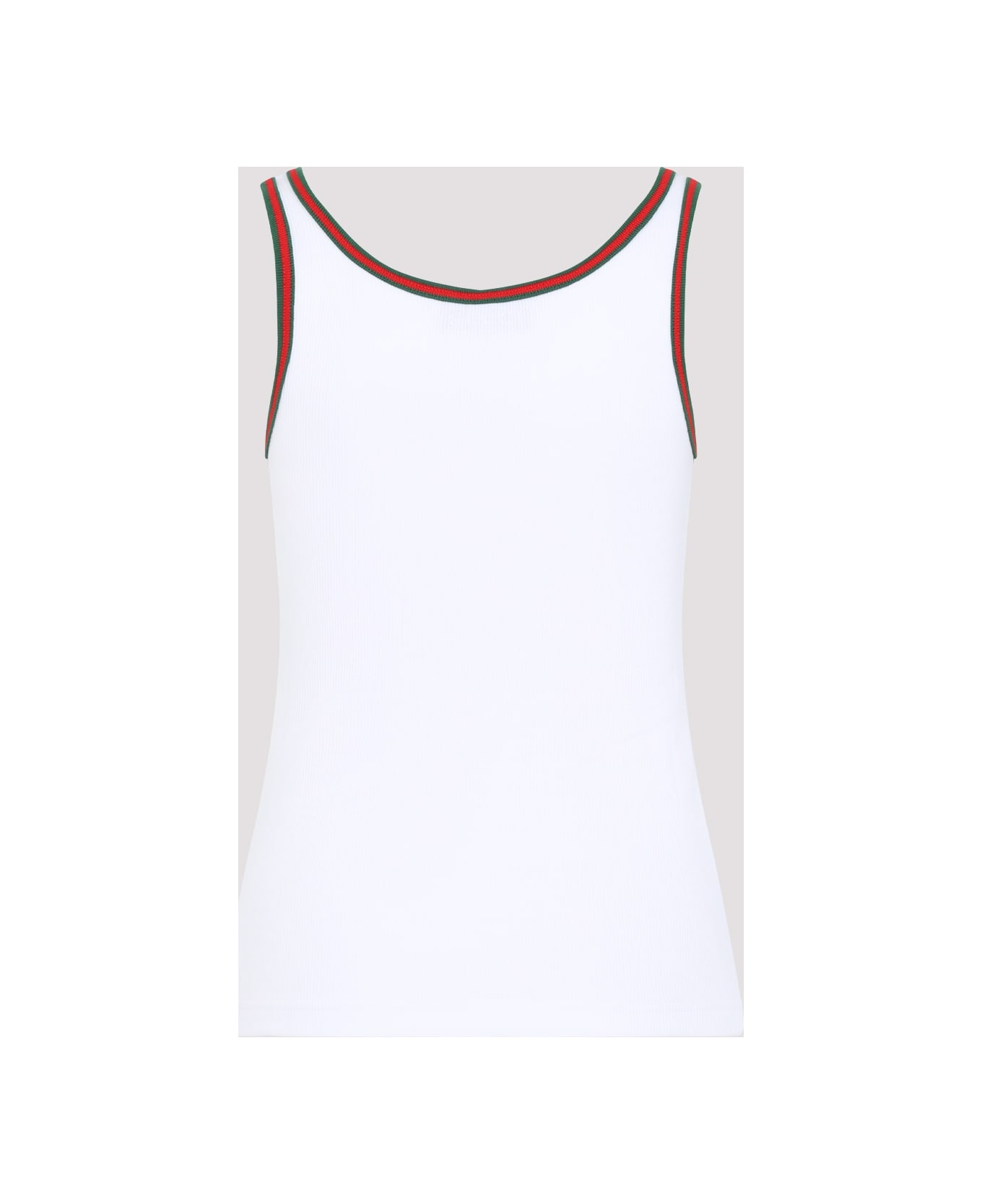 Web Detailed Rib Tank Top - 4