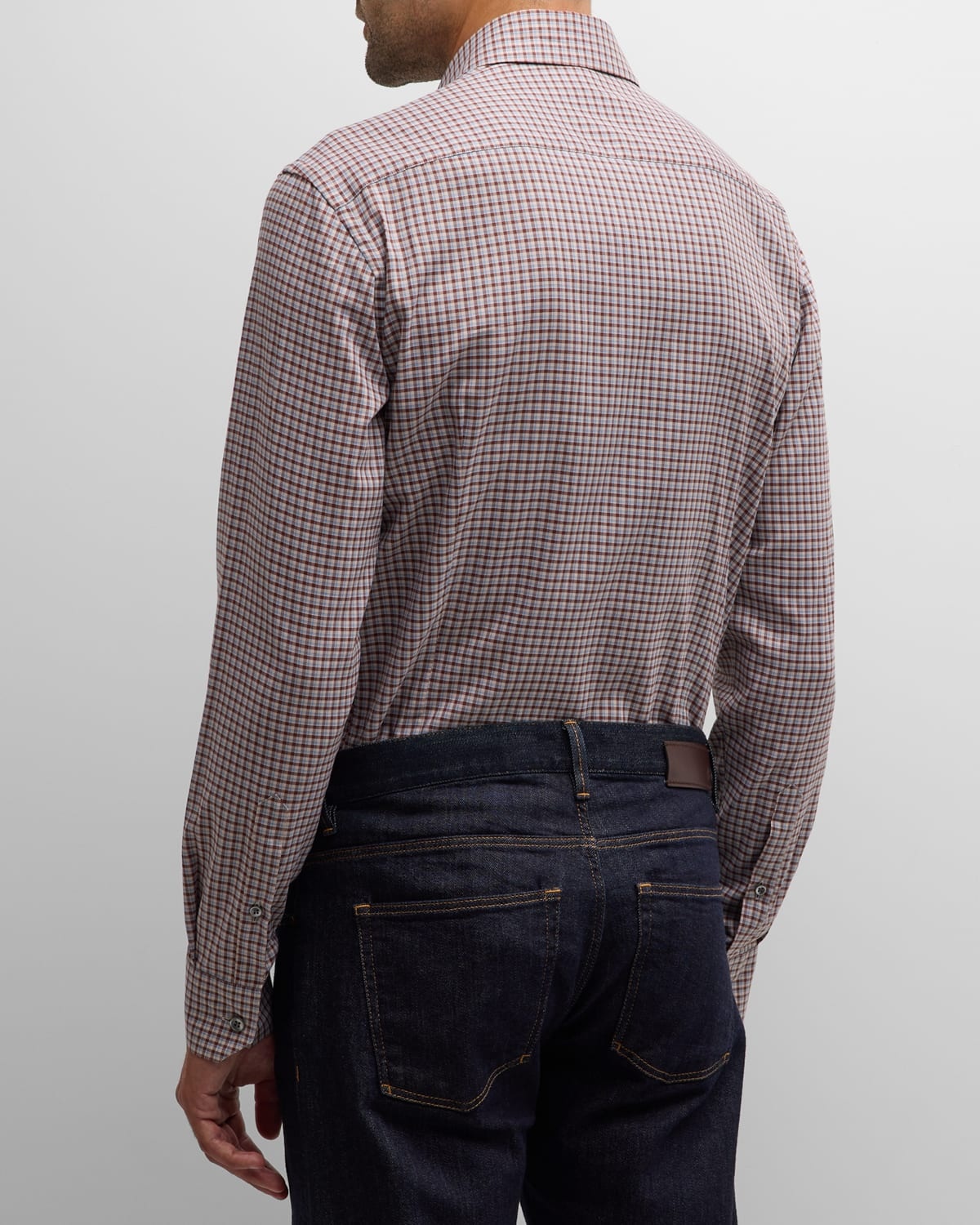 Men's Plaid Sport Shirt - 4