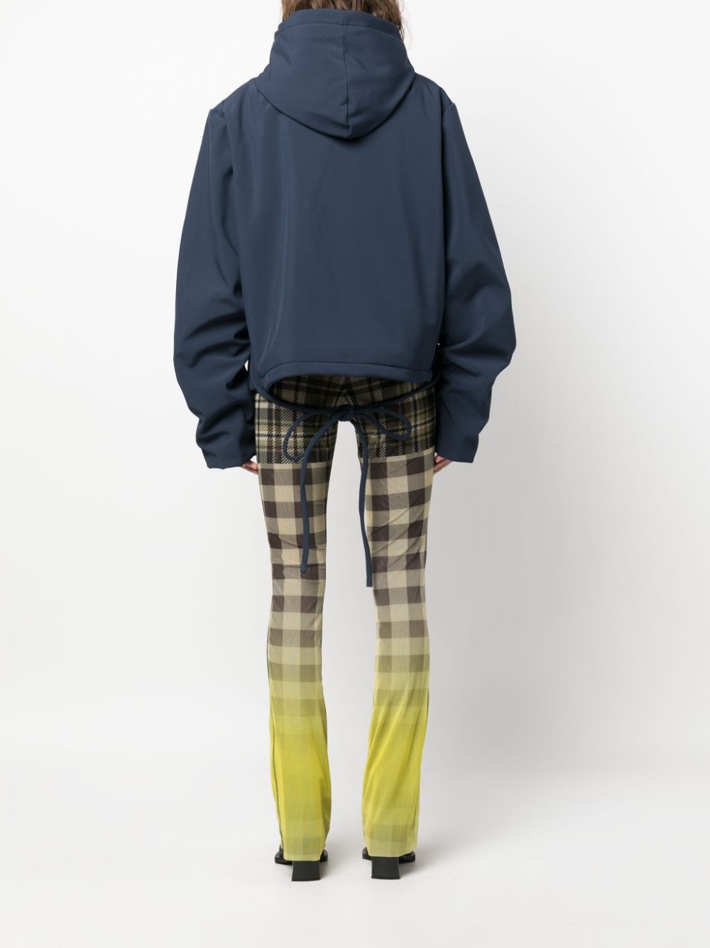 faux-fur lining hooded jacket - 4