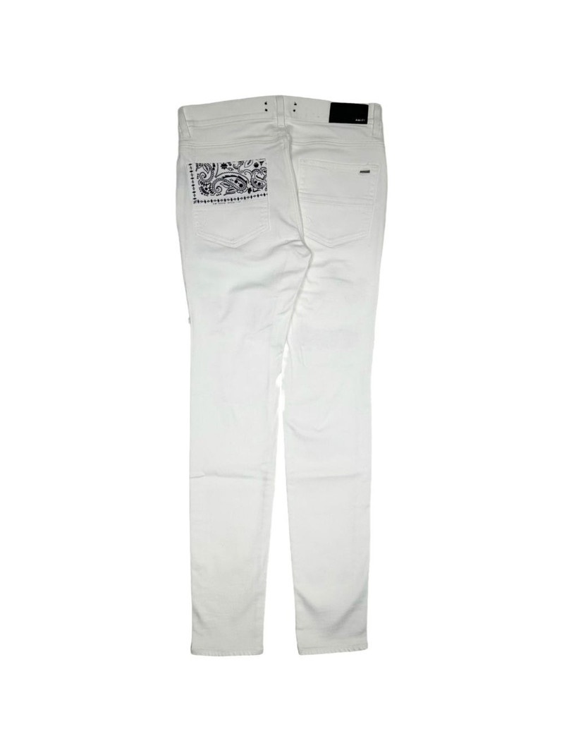 AMIRI bandana-patch jeans outlook