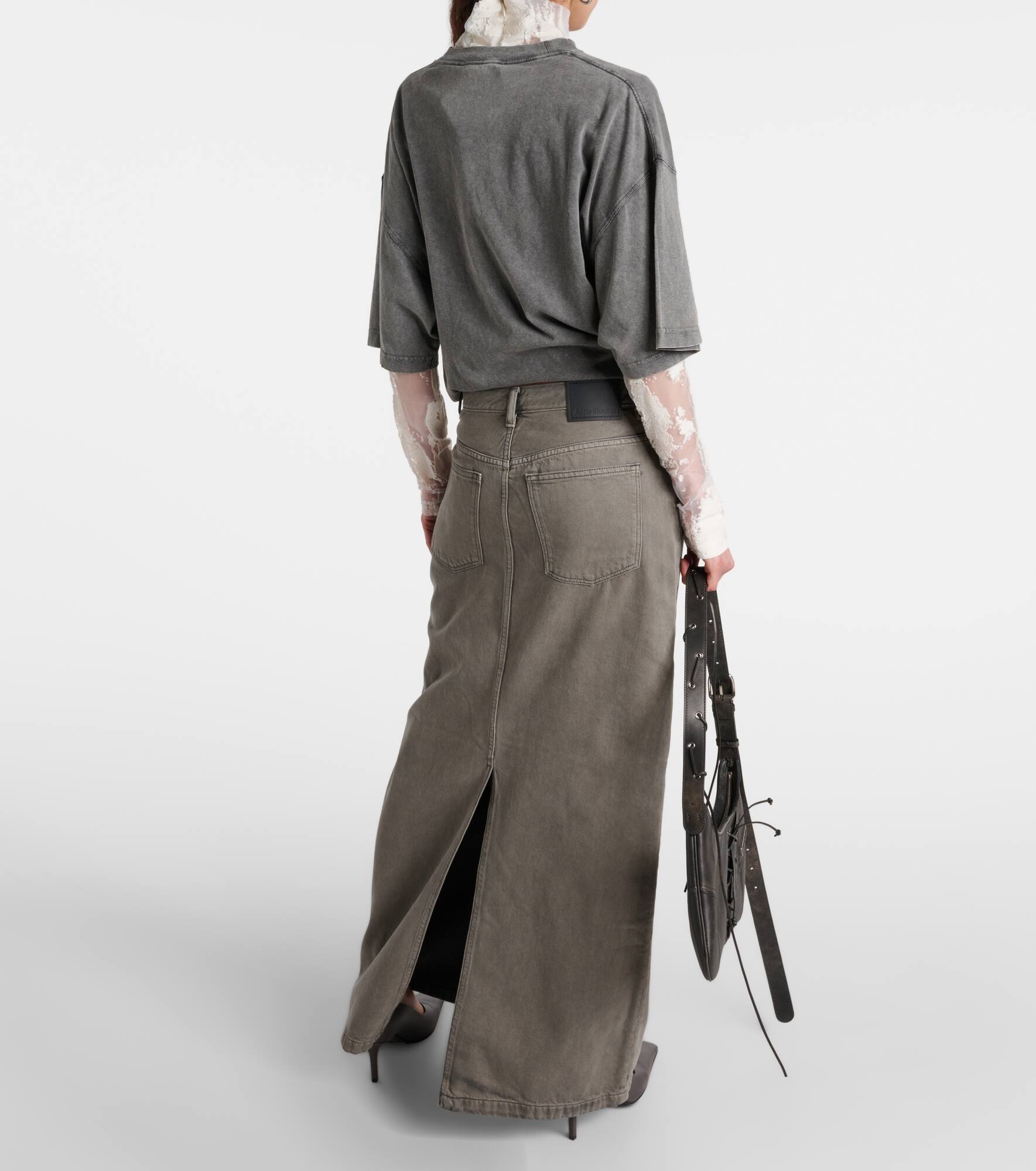 Philo denim maxi skirt - 3
