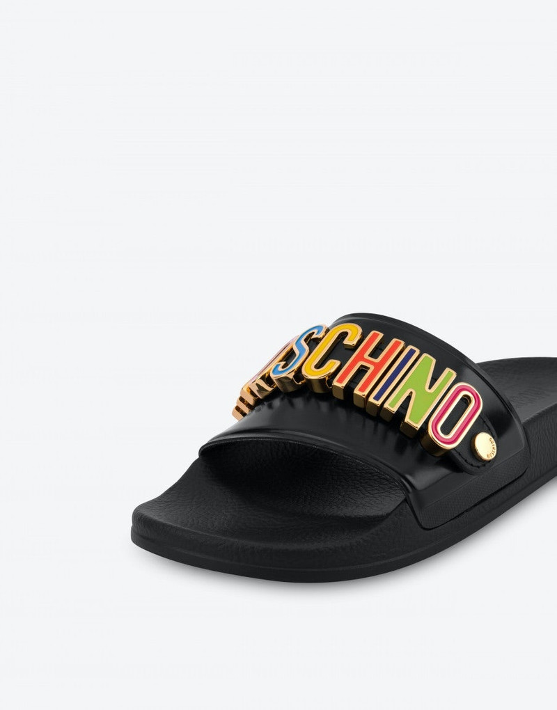 MULTICOLOR LOGO POOL SLIDES 4