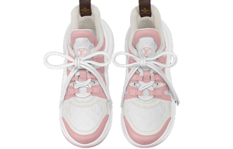 (WMNS) LOUIS VUITTON LV Archlight Sneakers 'White Pink' 1ABP74 - 3