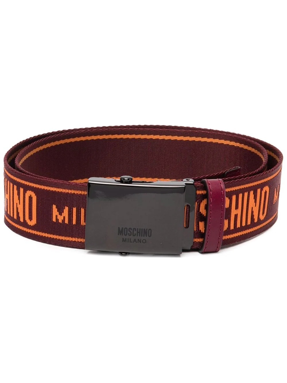 grosgrain logo belt - 1