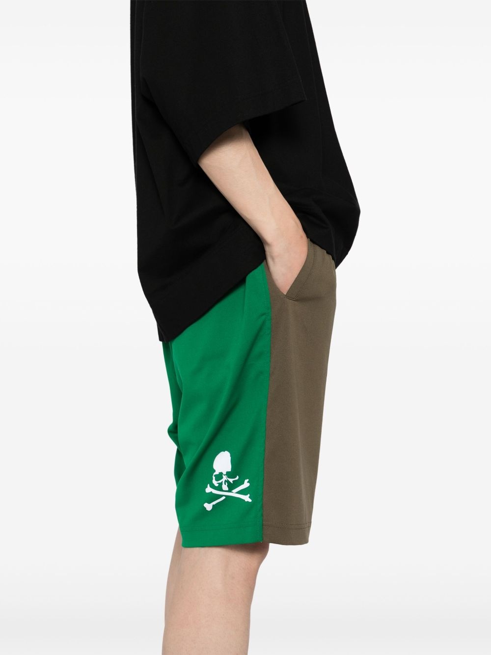 colour-block shorts - 5