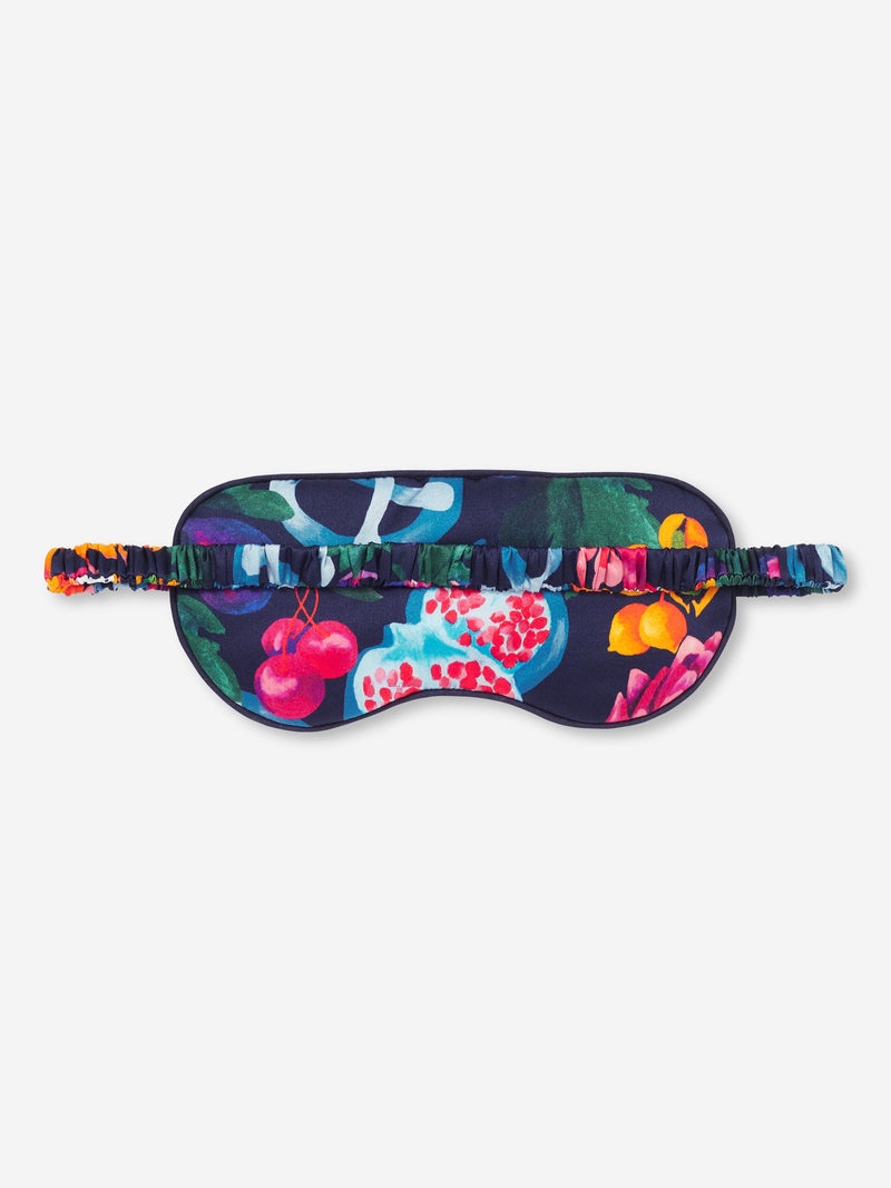 Eye Mask Brindisi 78 Silk Satin Navy - 8