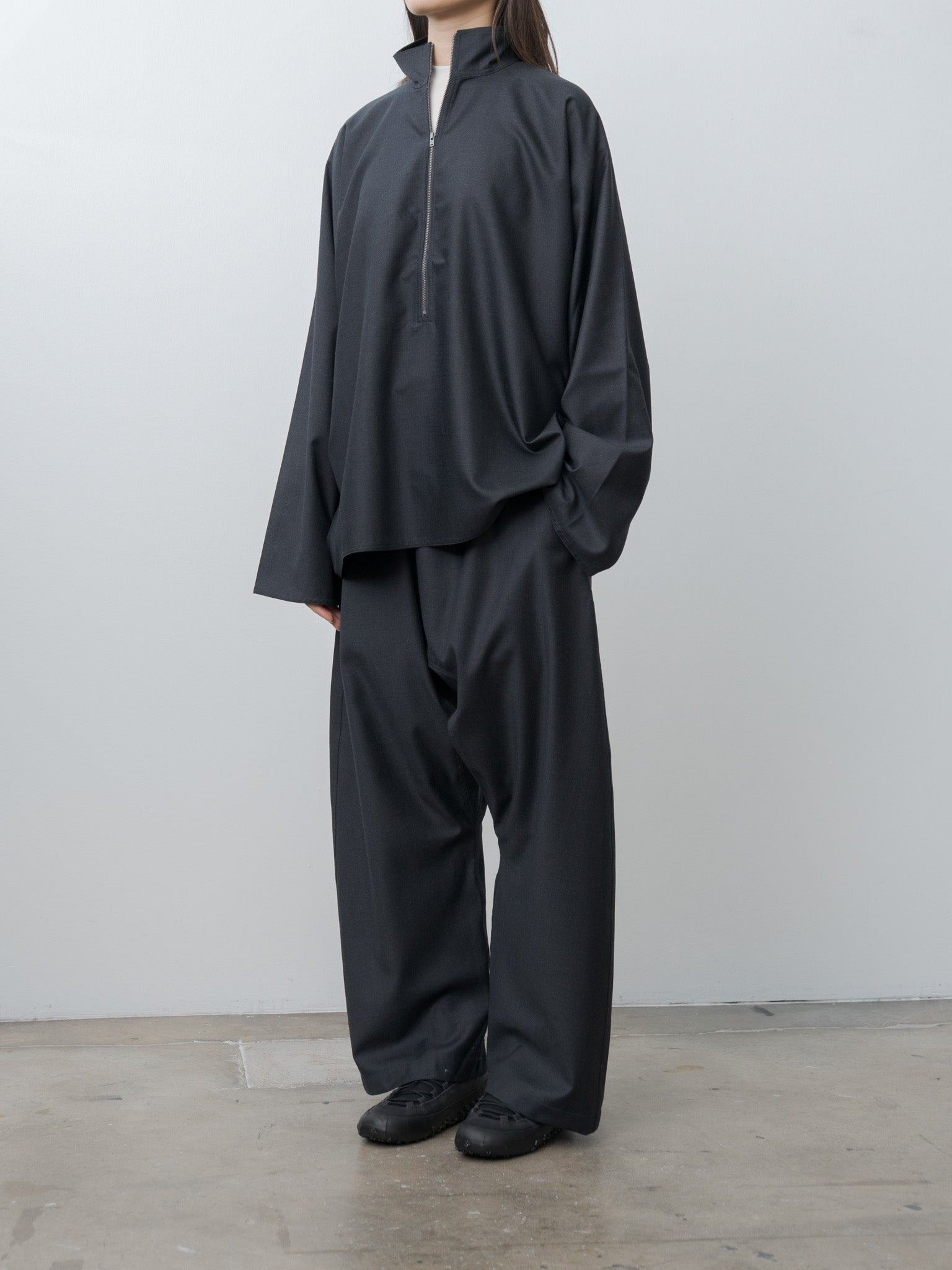 Plof Trouser - Charcoal Melange - 3