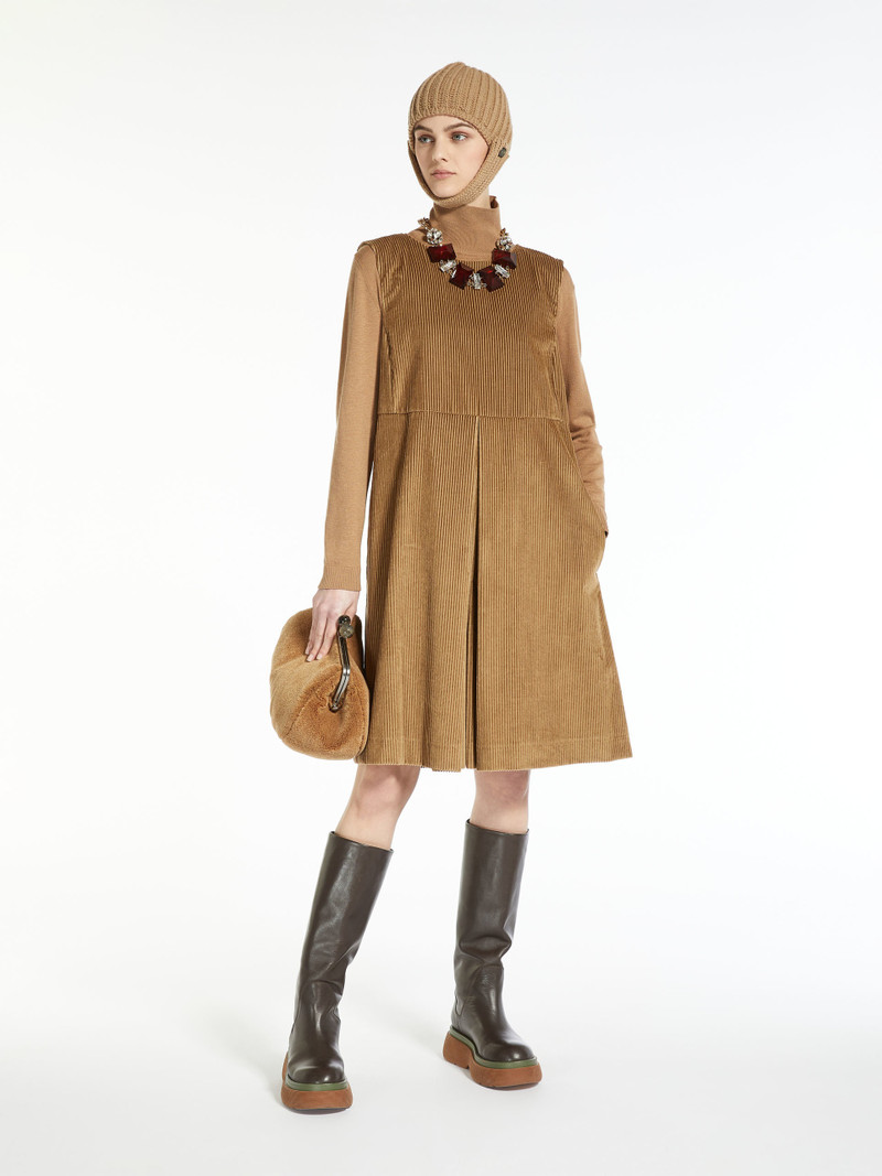 Max Mara KANSAS Cotton velvet jumpsuit outlook