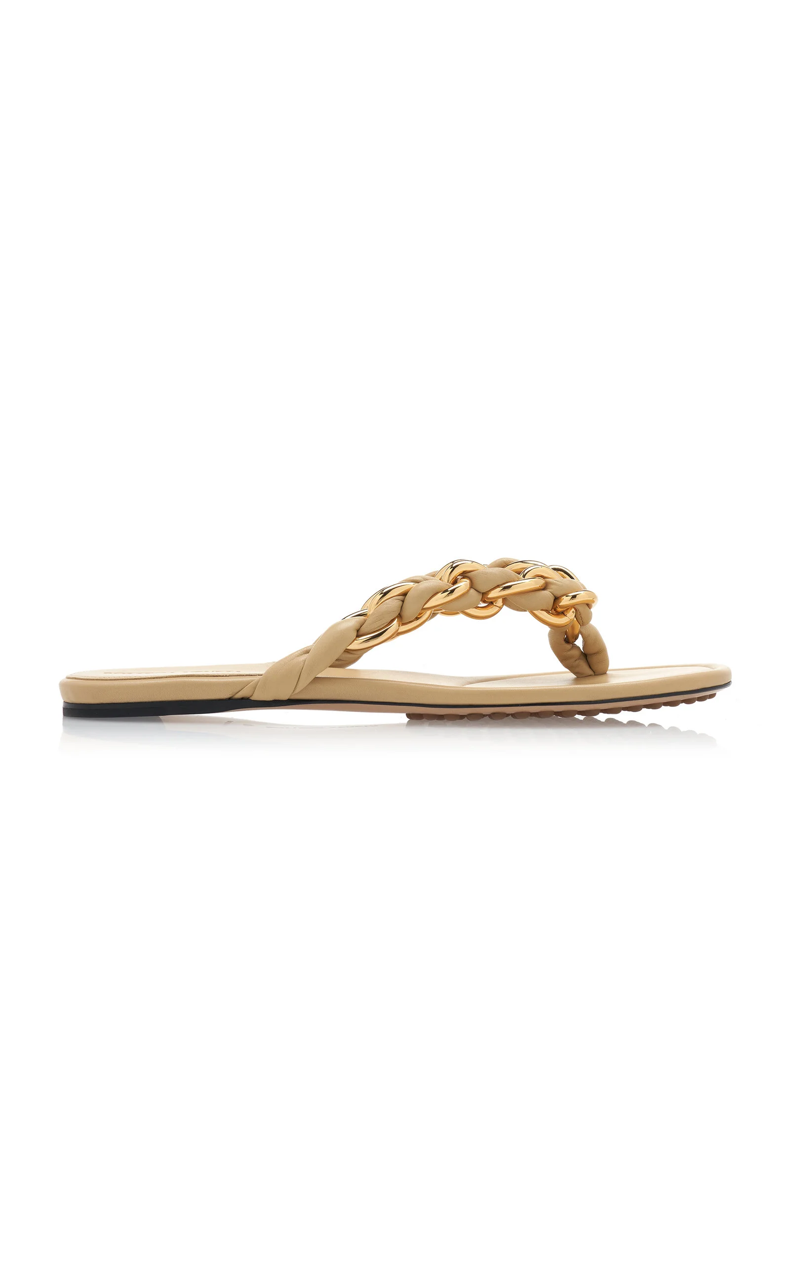 Dot Lagoon Chain Flat Sandals neutral - 1