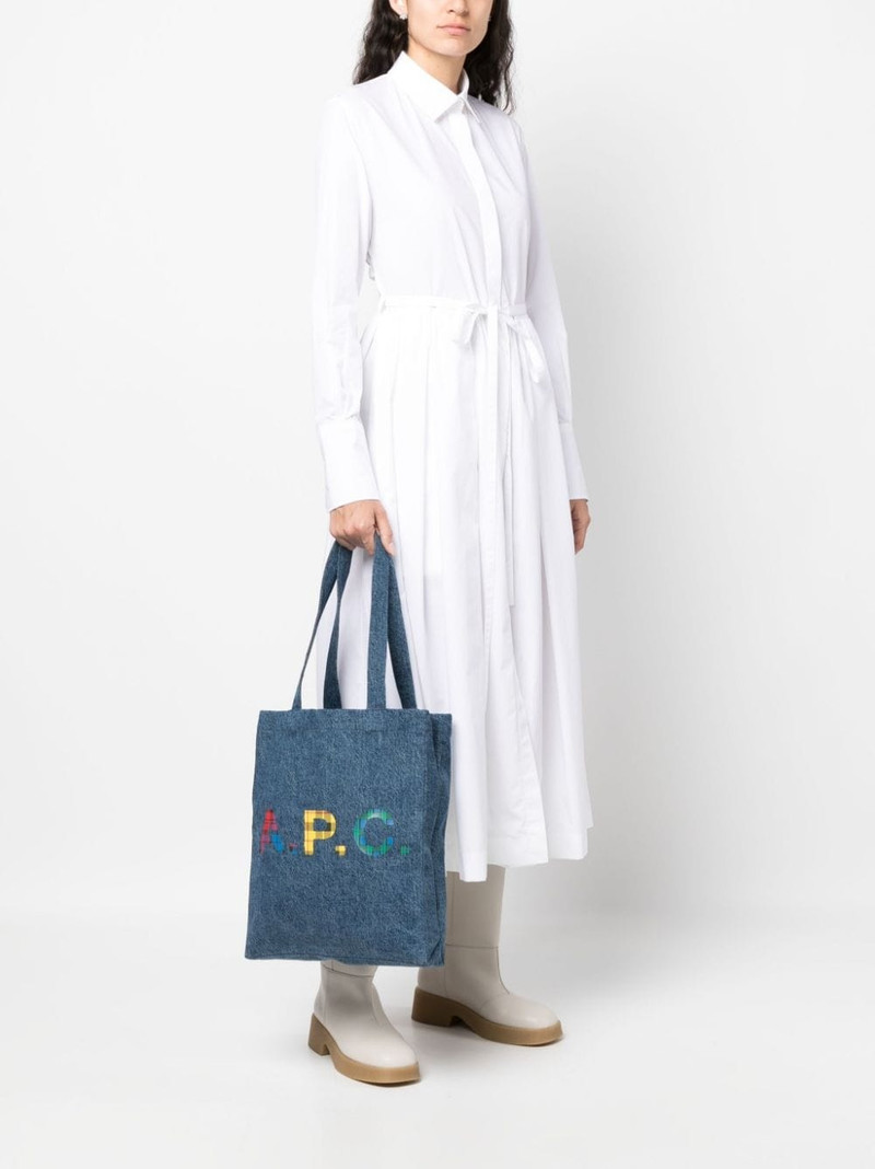 A.P.C. Lou denim tote bag outlook
