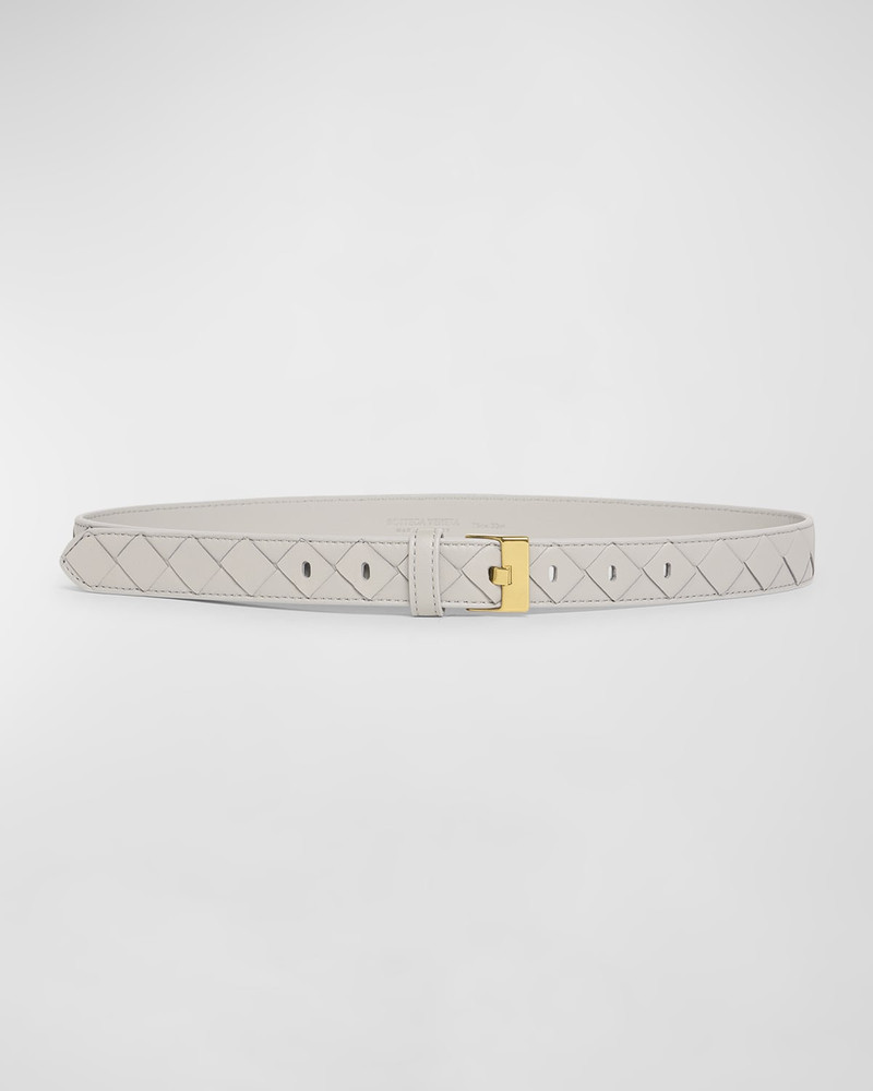 Woven Leather & Brass Belt 1