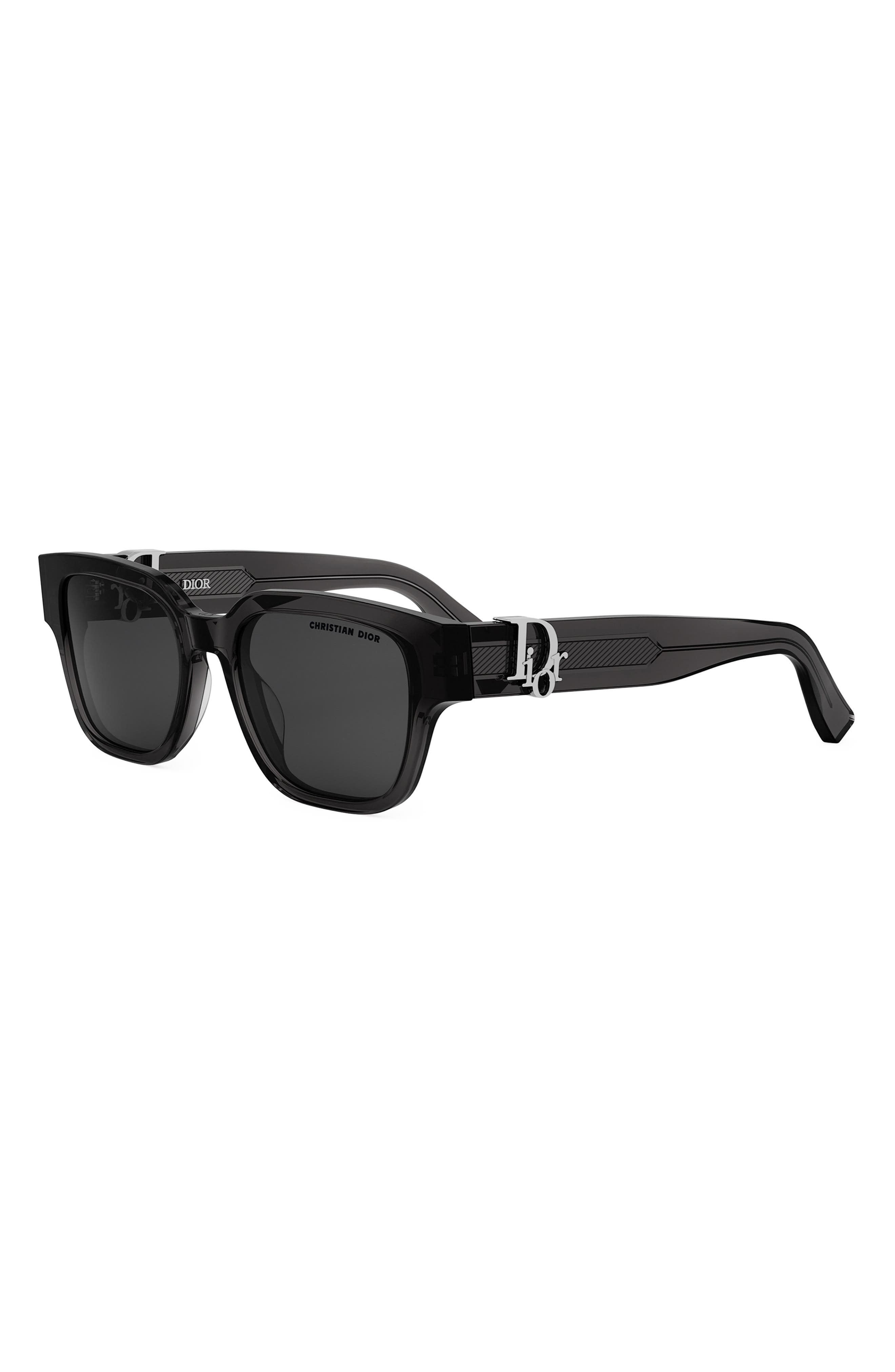 'DiorOblique S1F 53mm Square Sunglasses in Grey/Other /Smoke at Nordstrom - 2