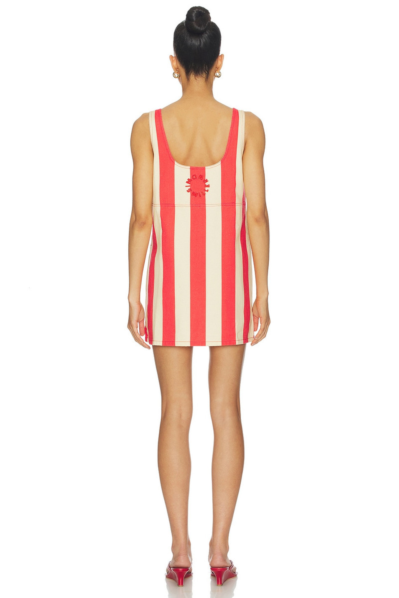SIMONMILLER Sahara Striped Denim Dress outlook
