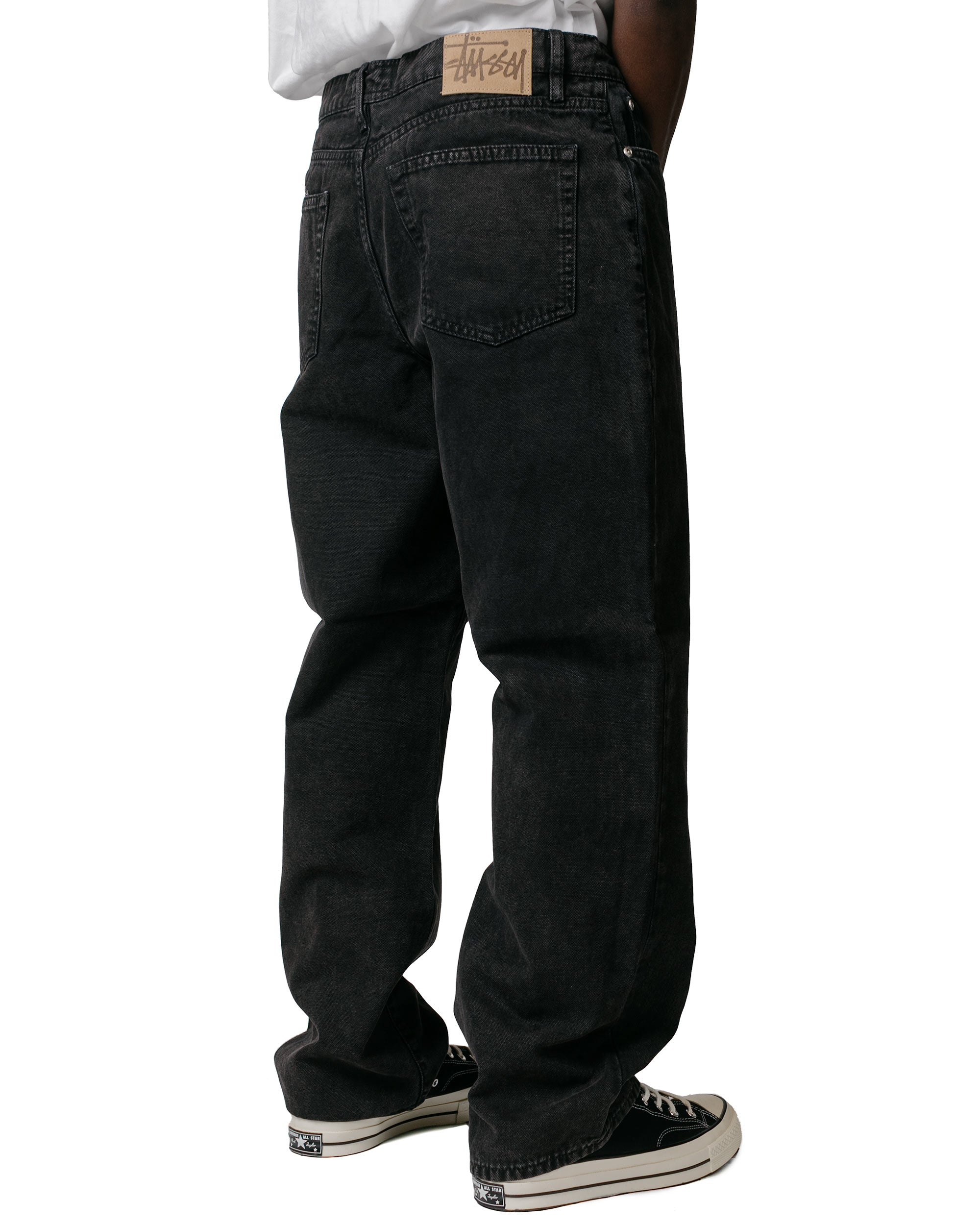 Stüssy Big Ol' Jean Washed Canvas Black - 3