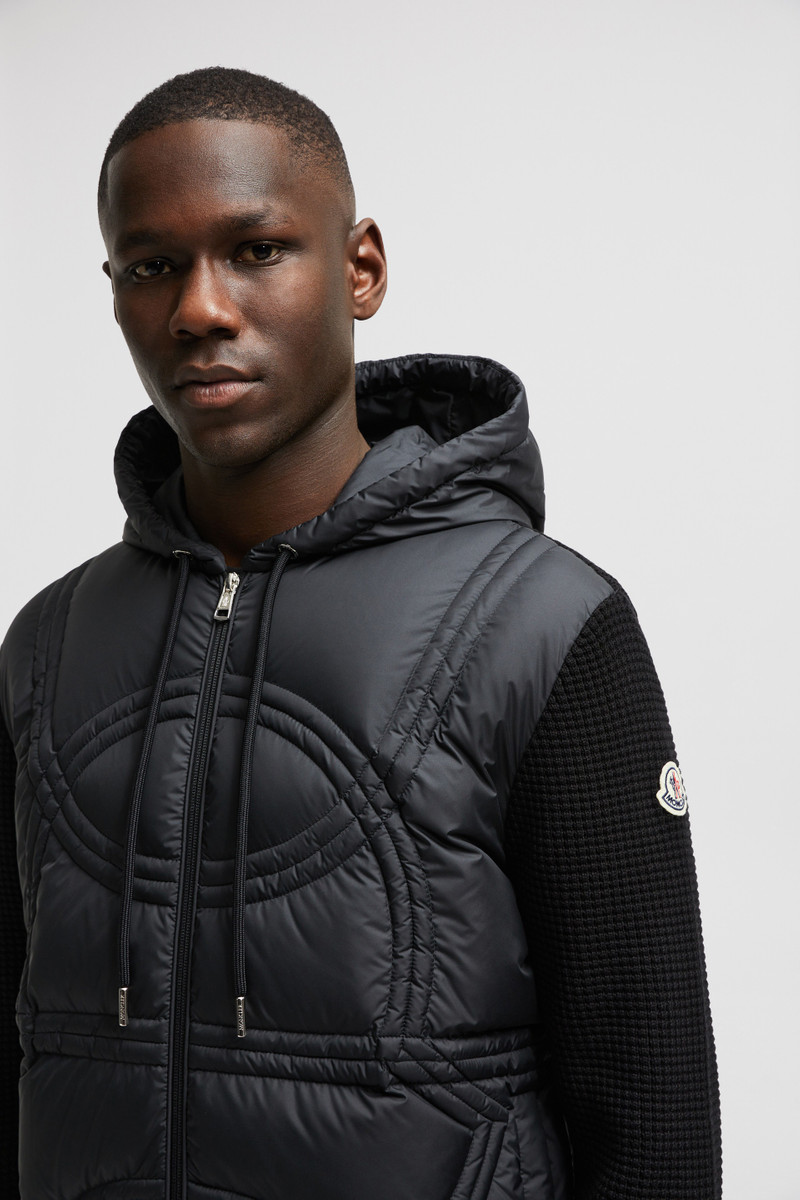 Logo-Quilted Padded Cotton Zip-Up Hoodie 4