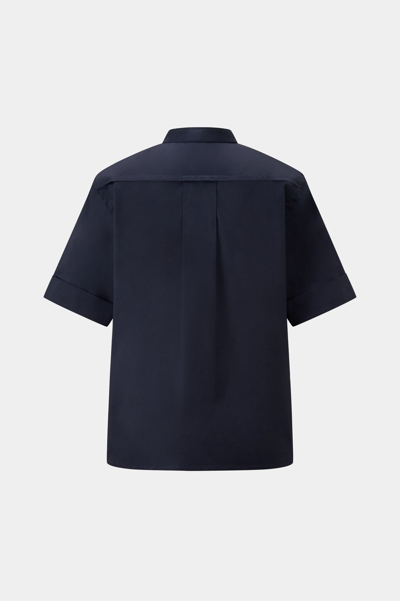 BOGNER Avril Short-sleeve blouse in Navy blue outlook