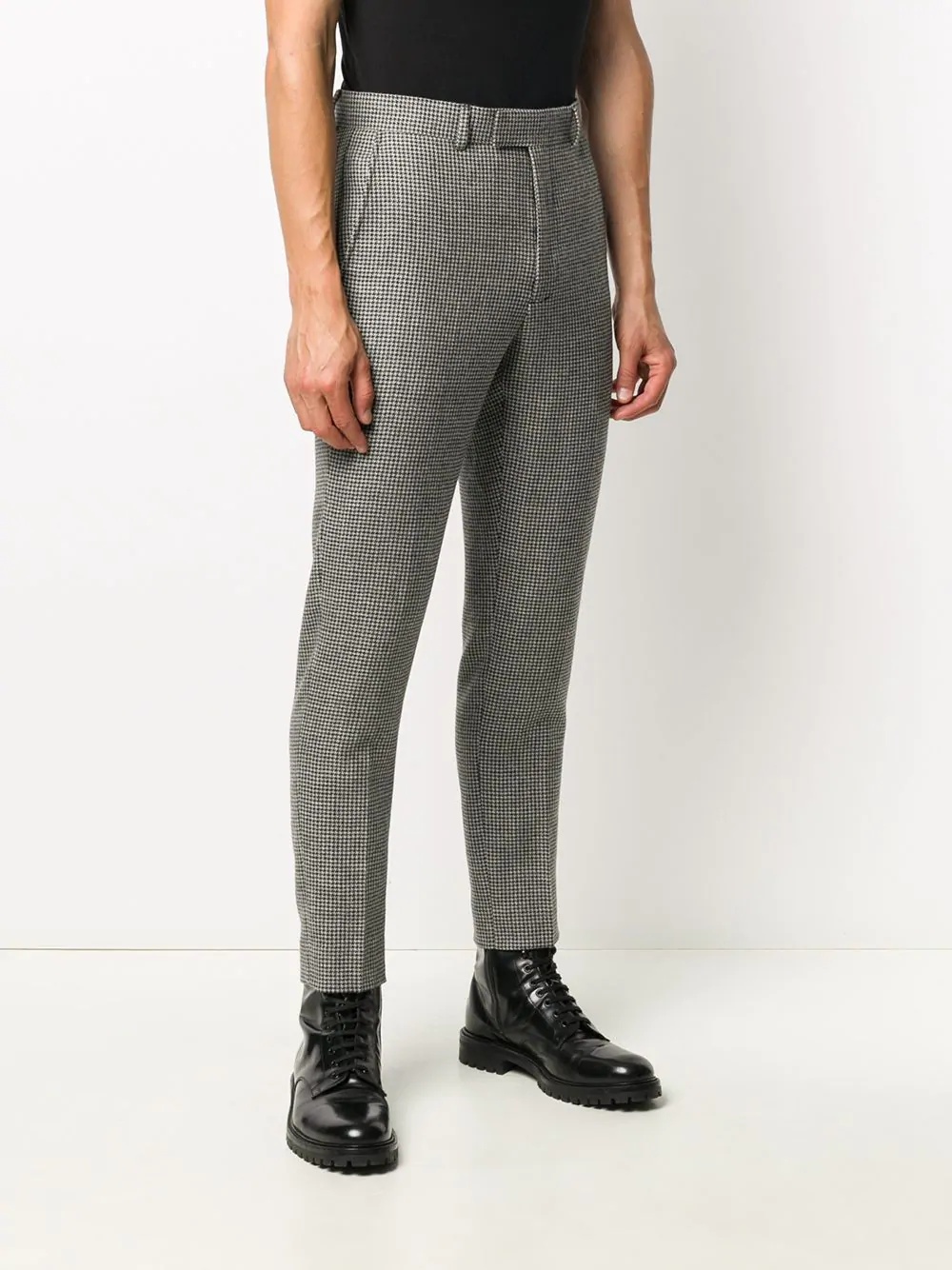 slim-fit tailored trousers - 3