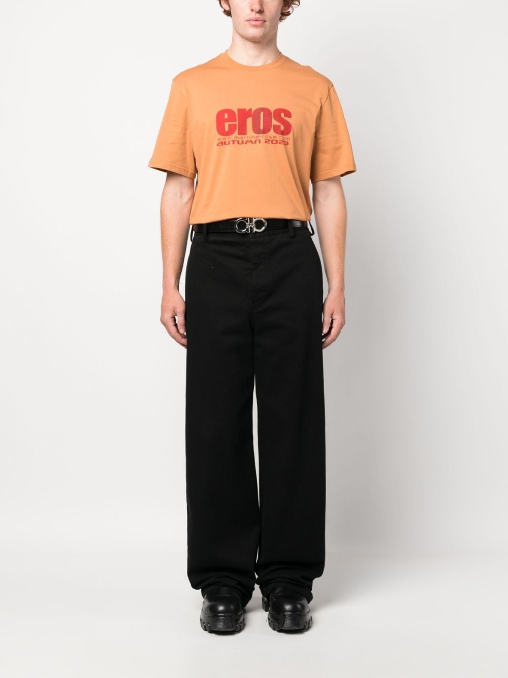 Eros graphic-print cotton T-shirt - 2
