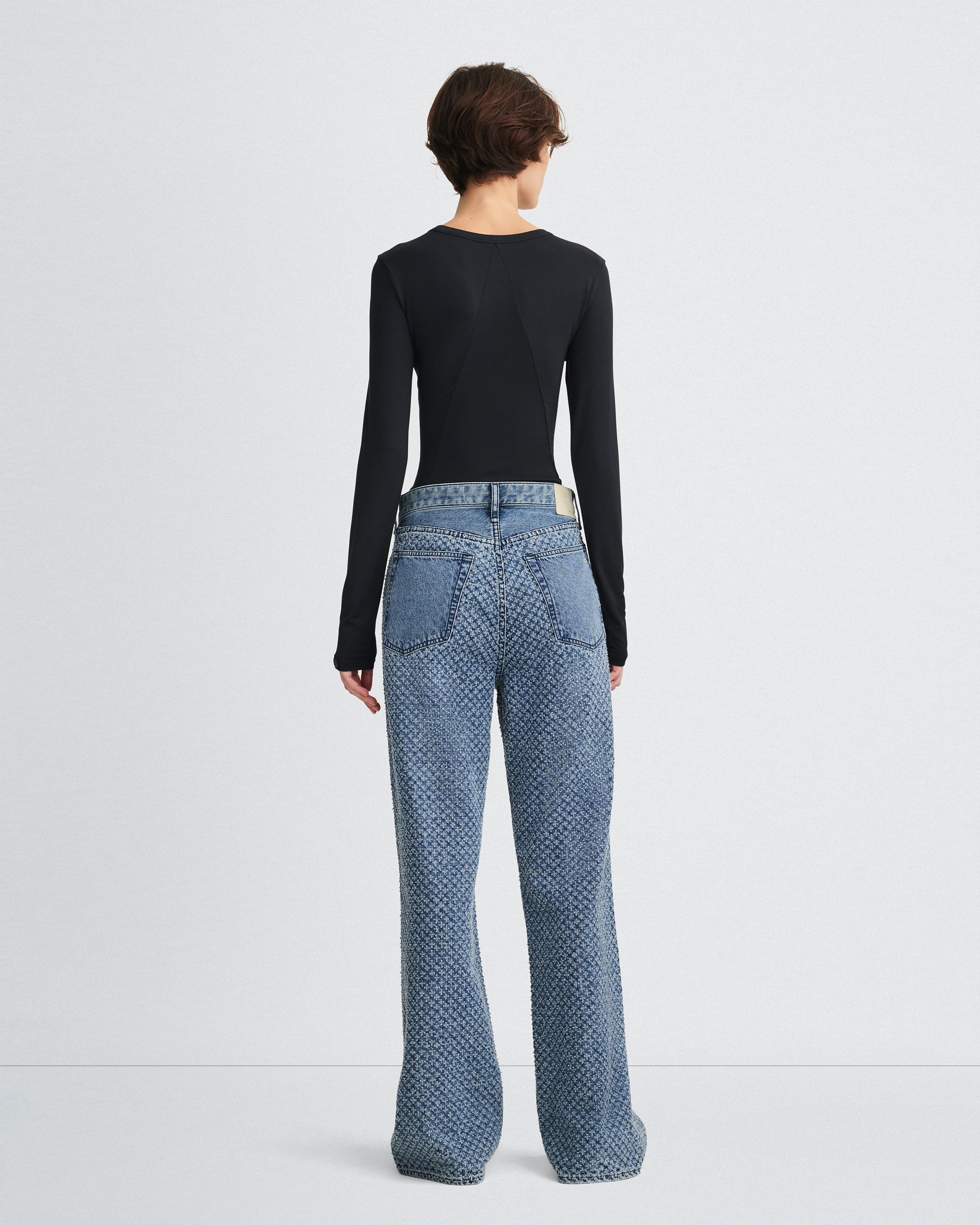 Logan Wide-Leg - Medium Indigo Tweed
Mid-Rise Rigid Jean - 4