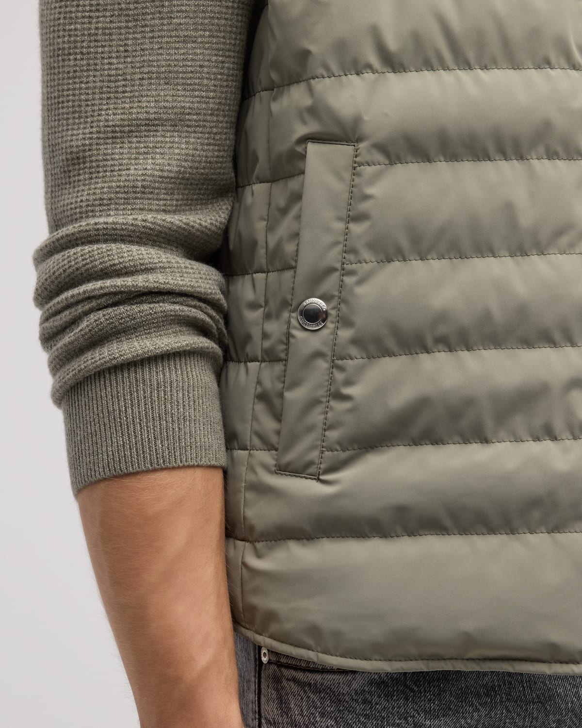 Men's Nylon Snap-Front Vest - 7