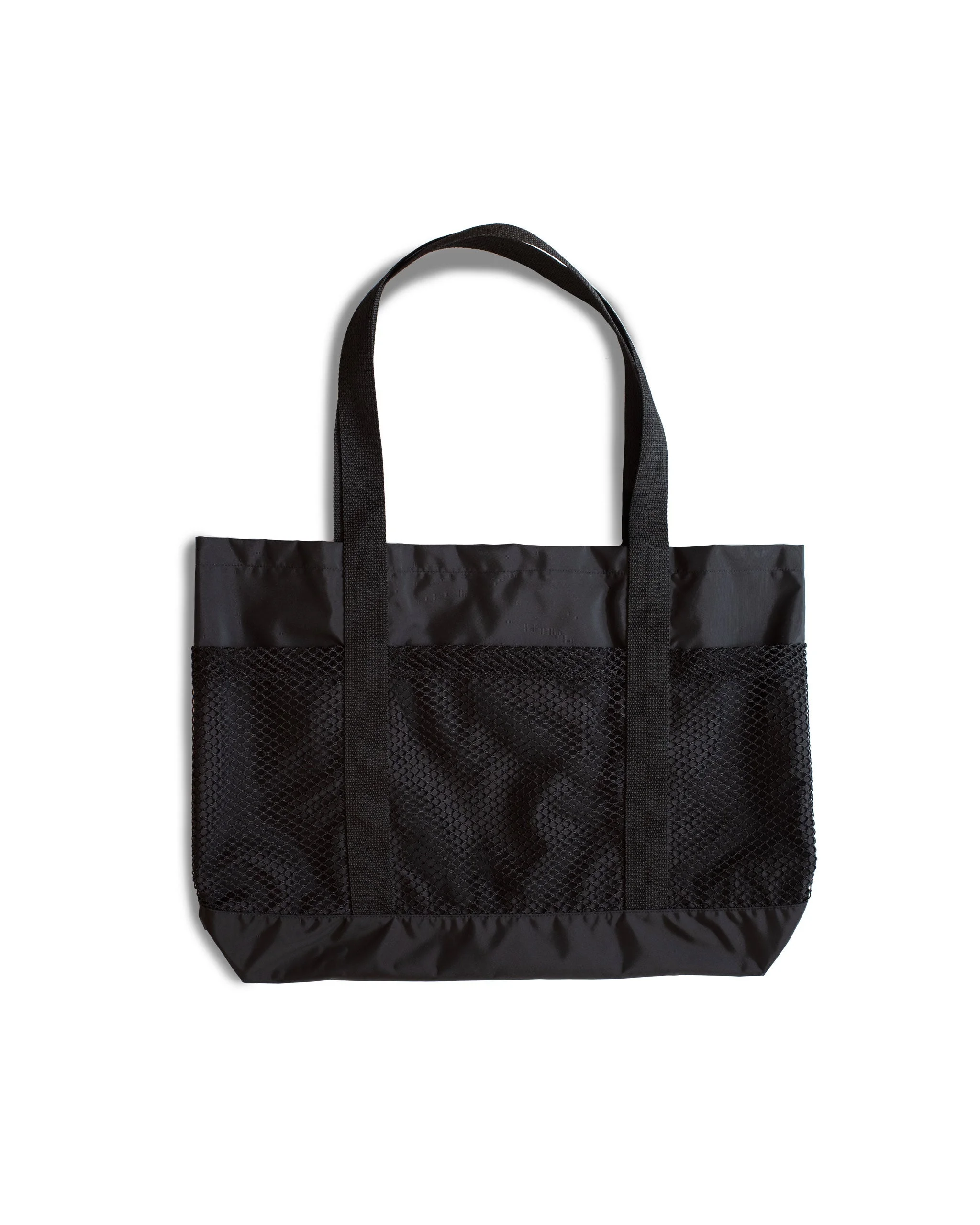 Black Mesh Beach Tote - 1