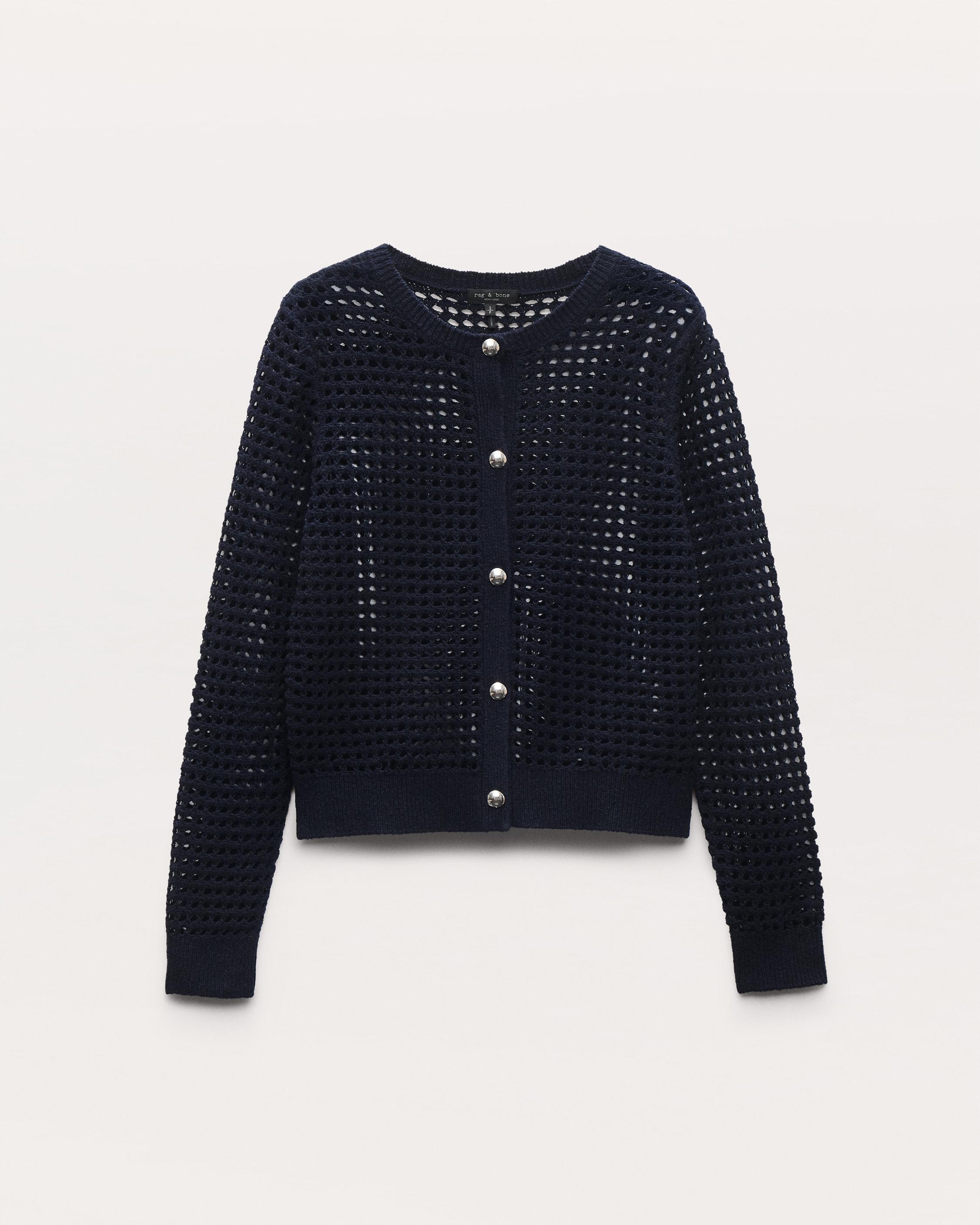 Ezra Open-Knit Cardigan - 1