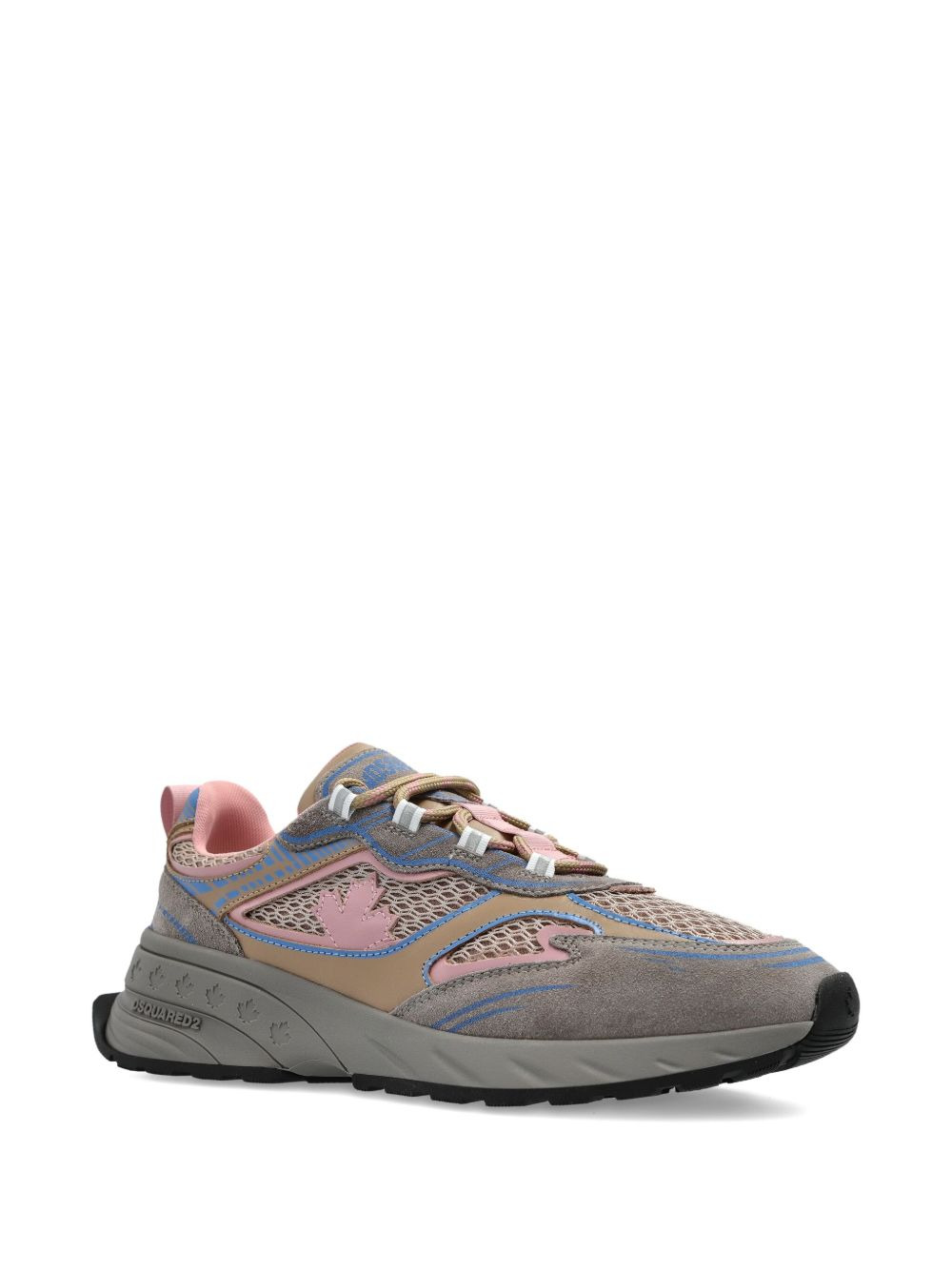 Sprinter suede-leather mesh sneakers - 2