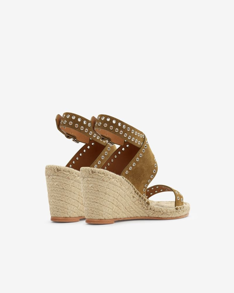Isabel Marant IRIANE LEATHER ESPADRILLES outlook