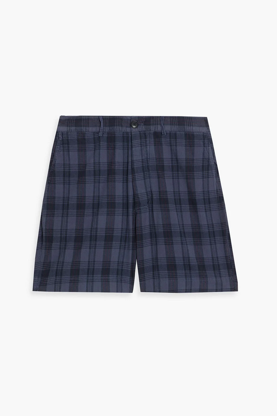Checked cotton shorts - 1