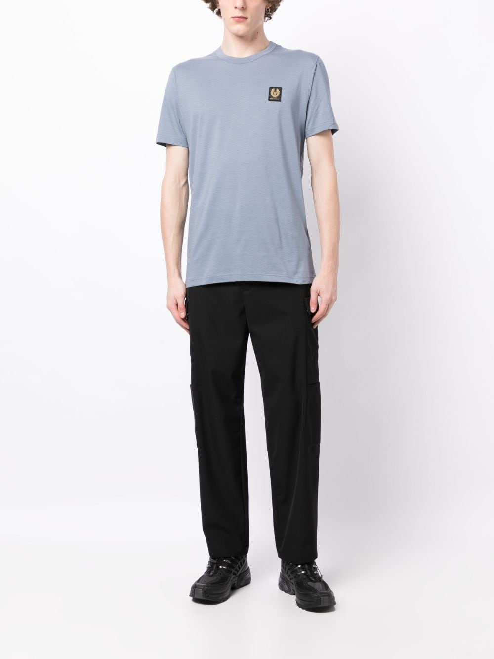 logo-patch cotton T-shirt - 2