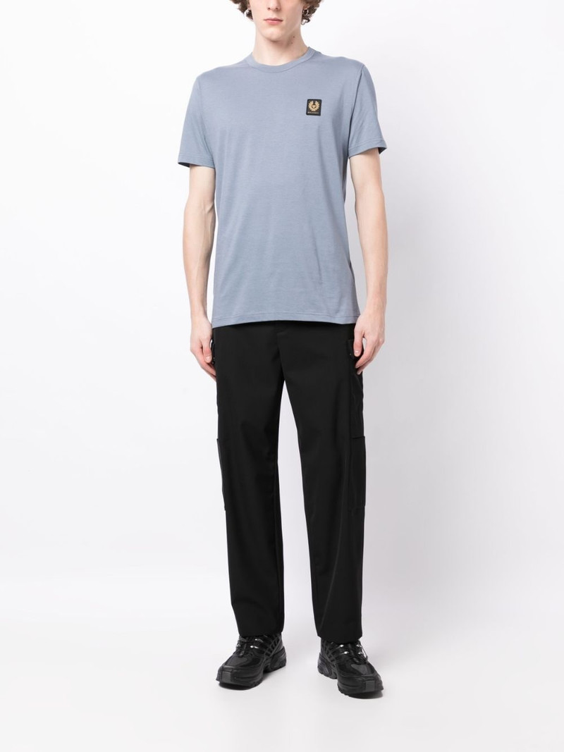 Belstaff logo-patch cotton T-shirt outlook