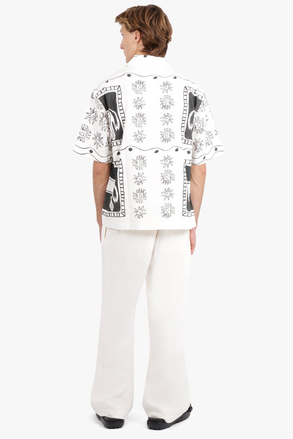 LA CHEMISE JEAN | FRISE HORSE BLACK/WHITE - 4