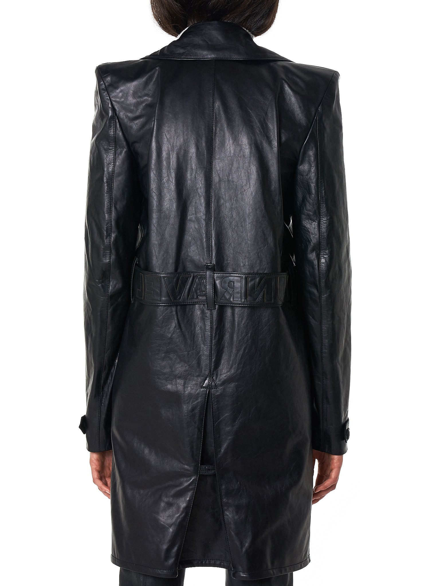 Leather Trench Coat - 3