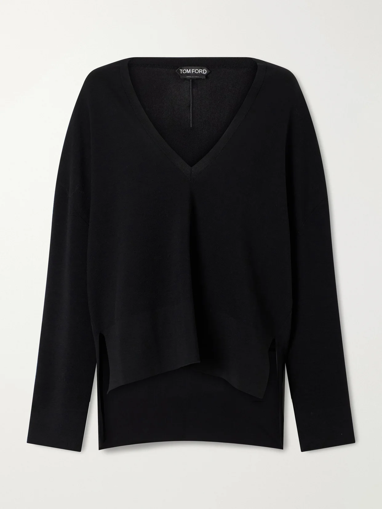 Cropped Wool Sweater - 1